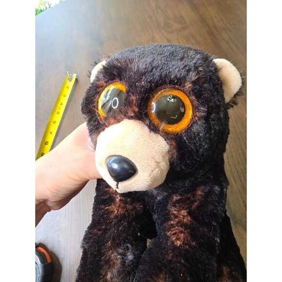 Ty Beanie Buddies Kodi Bear Plush Toy With Big Glittery Eyes 12" Stuffed Animal - Picture 3 of 13